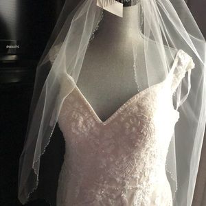 Oleg Cassini Ivory Wedding Dress